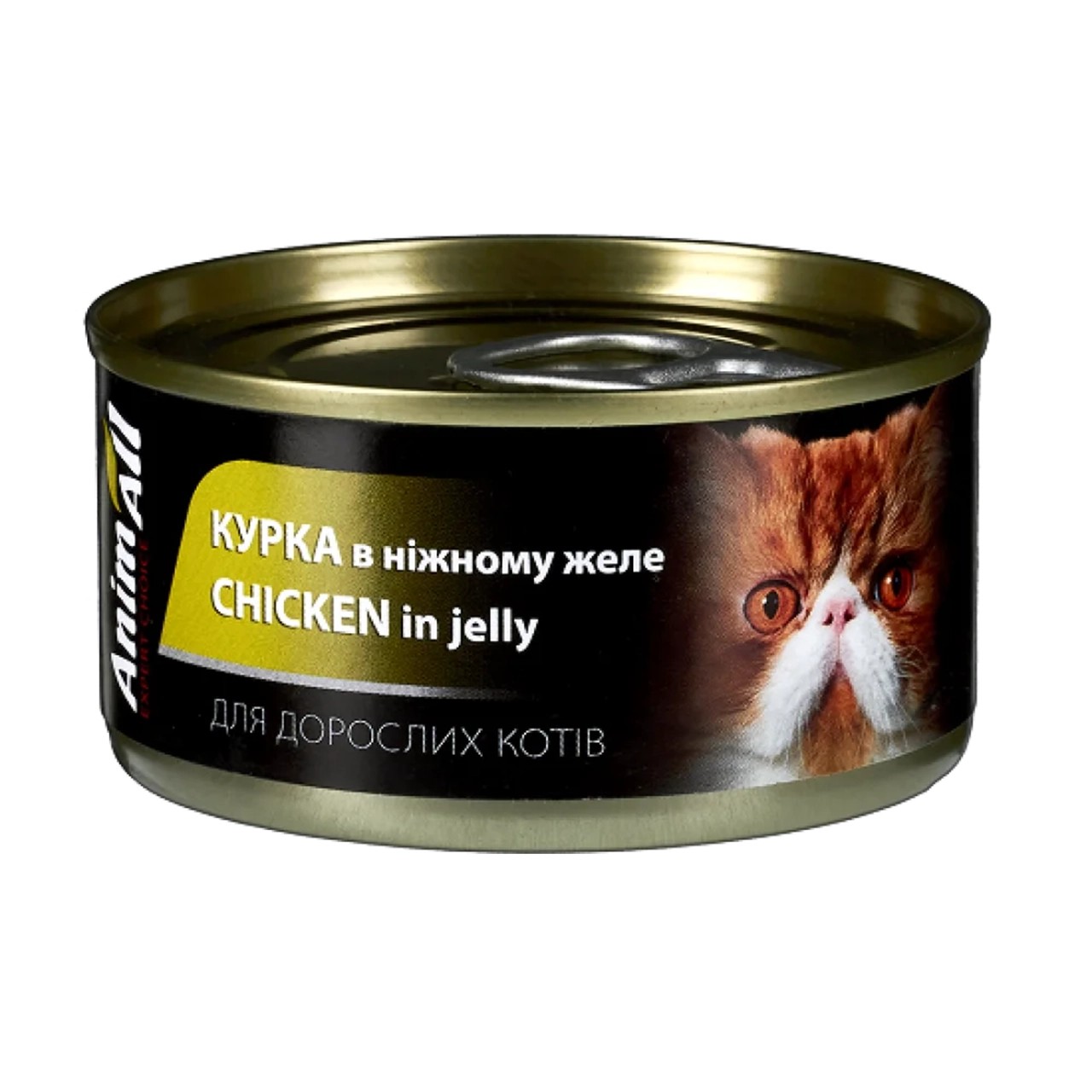 Корм вологий AnimAll для котів, курка в ніжному желе, 85 г Корм вологий AnimAll для котів, курка в ніжному желе, 85 г