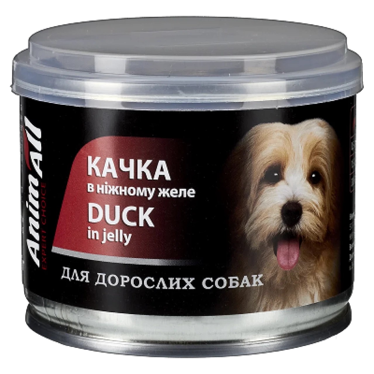Корм вологий AnimAll для собак, качка в ніжному желе, 195 г Корм вологий AnimAll для собак, качка в ніжному желе, 195 г