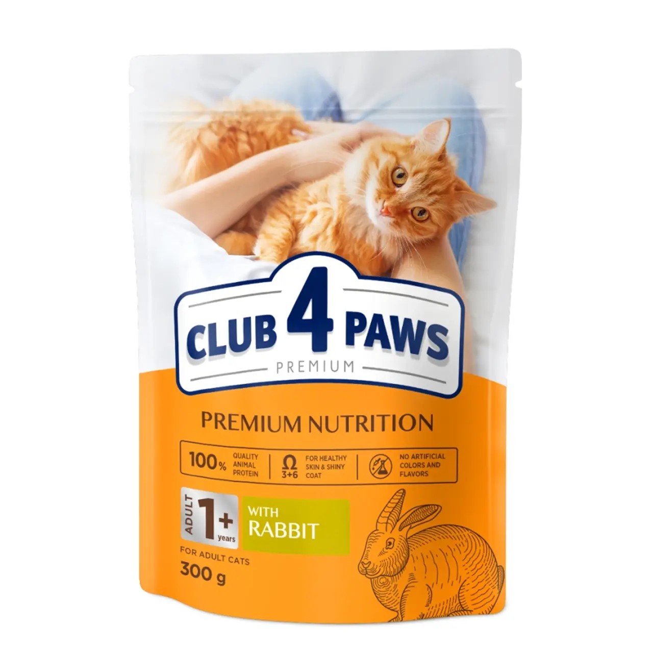 Сухий корм Club 4 Paws з кроликом 300 г Сухий корм Club 4 Paws з кроликом 300 г