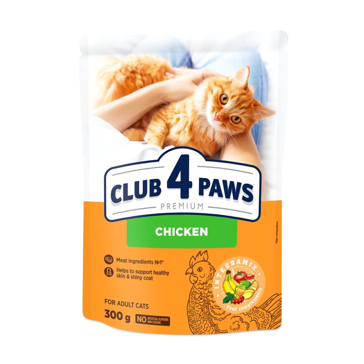 Сухий корм Club 4 Paws з куркою 300 г Сухий корм Club 4 Paws з куркою 300 г