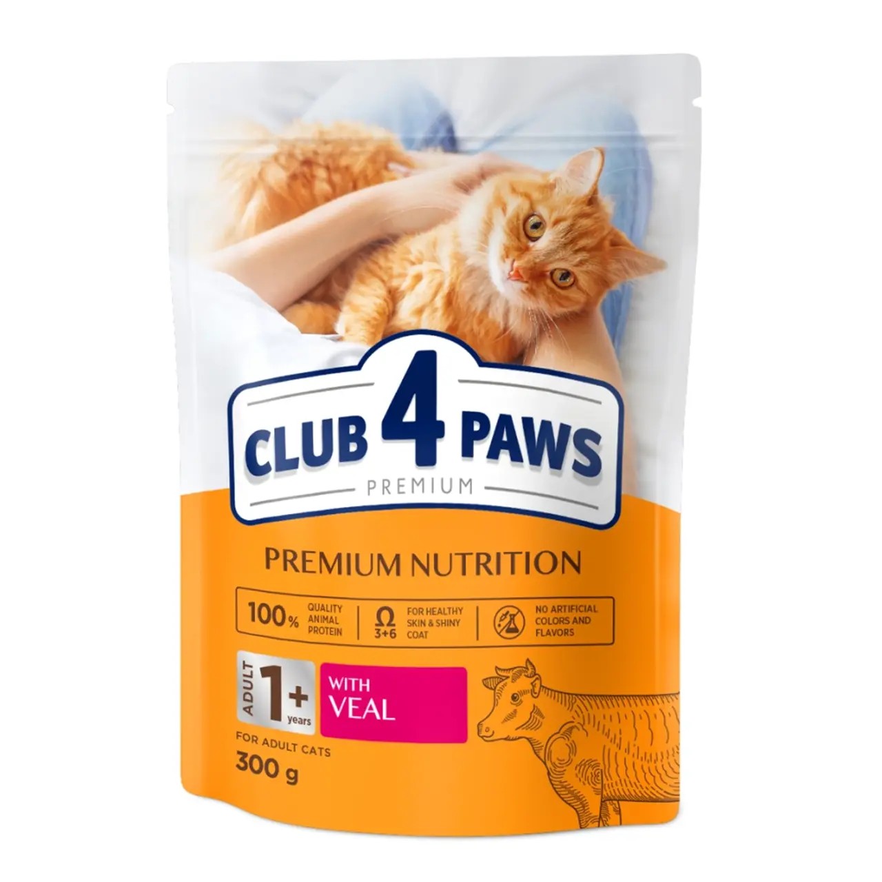 Сухий корм Club 4 Paws з телятиною 300 г Сухий корм Club 4 Paws з телятиною 300 г