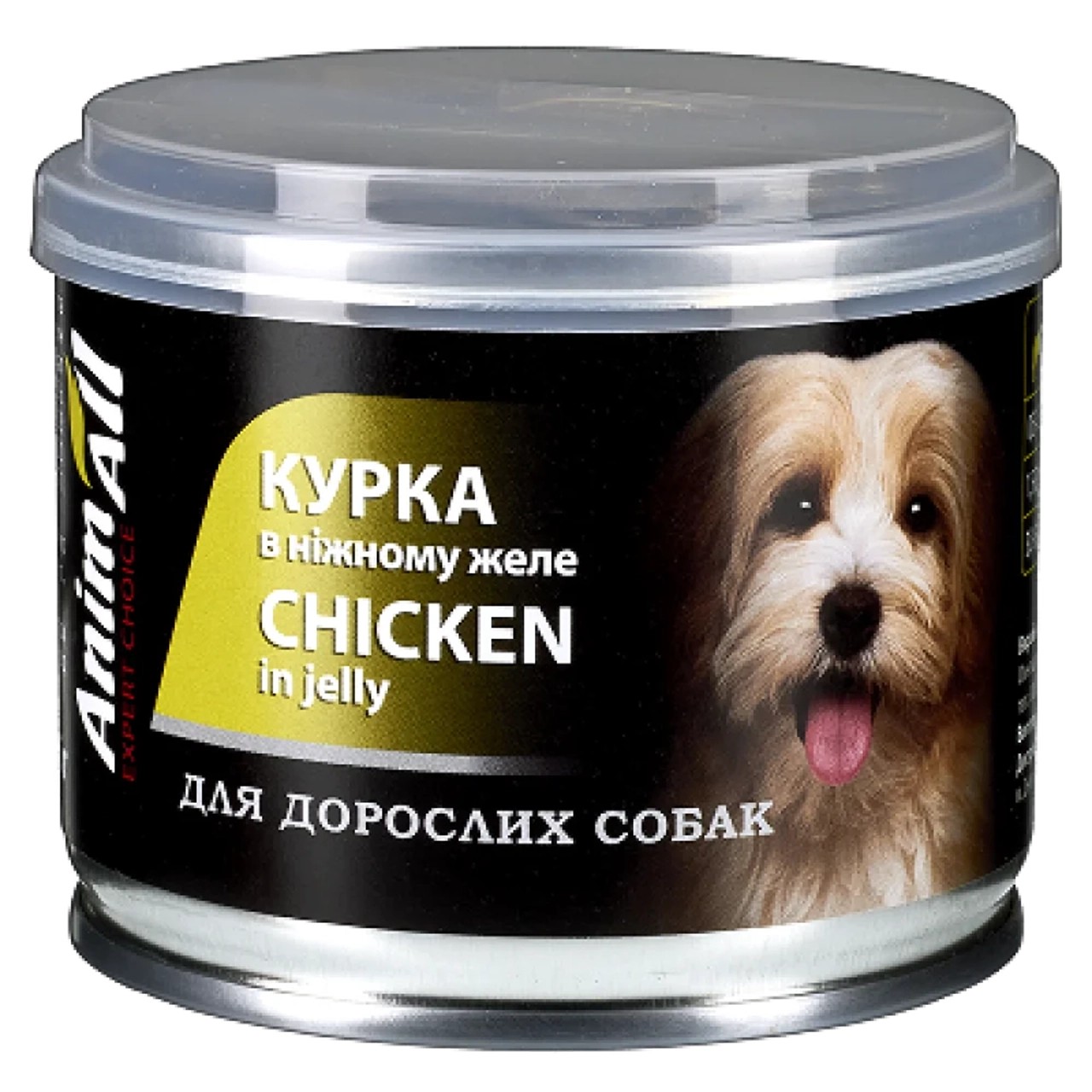 Консерва AnimAll для собак, курка в ніжному желе, 195 г Консерва AnimAll для собак, курка в ніжному желе, 195 г