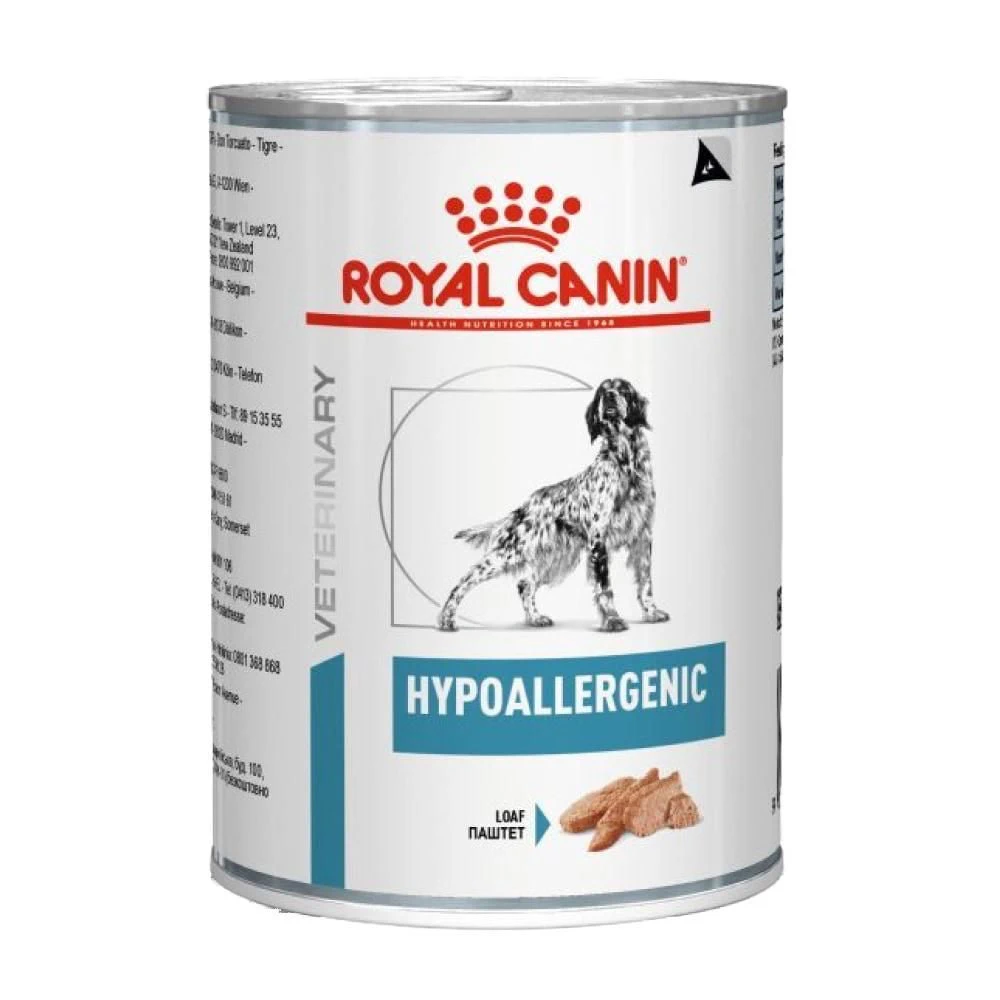 Вологий корм Royal Canin Hypoallergenic для собак з куркою 400 г