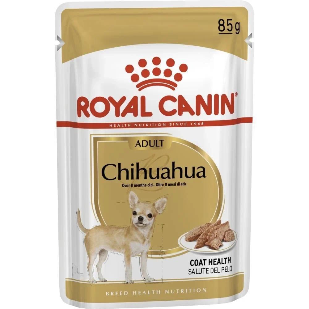 Вологий корм Royal Canin Chihuahua Adult для собак породи чихуахуа з куркою 85 г