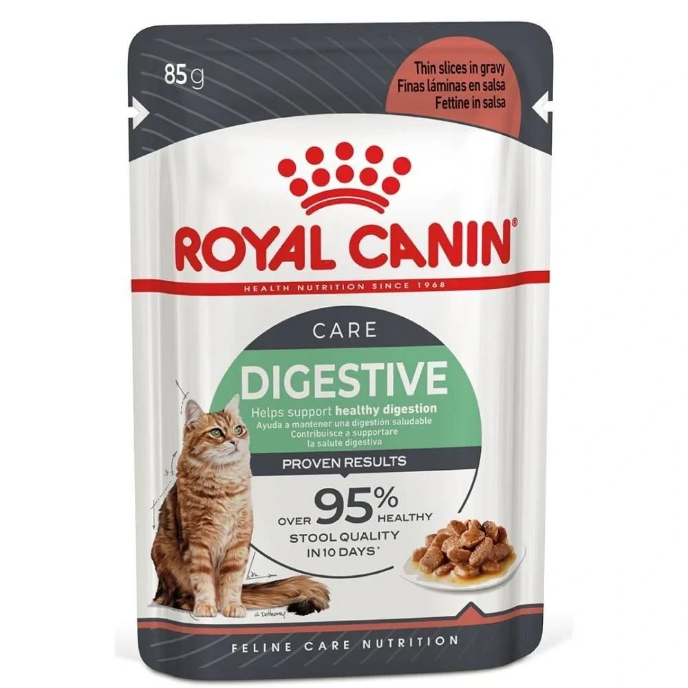 Вологий корм Royal Canin Care Digestive для котів з куркою шматочки в соусі 85 г