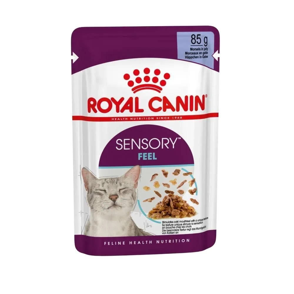 Вологий корм Royal Canin Sensory Feel Gelee для котів з куркою в желе 85 г