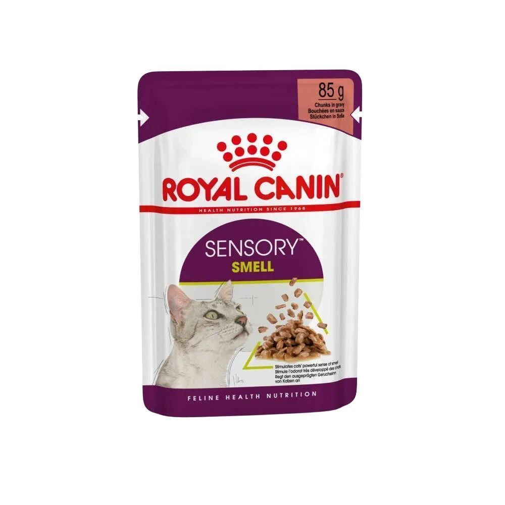 Вологий корм Royal Canin Sensory Smell Sauce для котів з куркою в соусі 85 г