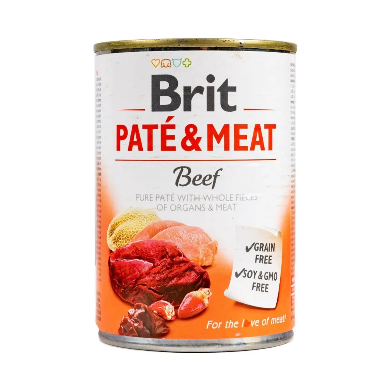 Вологий корм Brit Care Pate and Meat для дорослих собак з яловичиною та індичкою 400 г Вологий корм Brit Care Pate and Meat для дорослих собак з яловичиною та індичкою 400 г