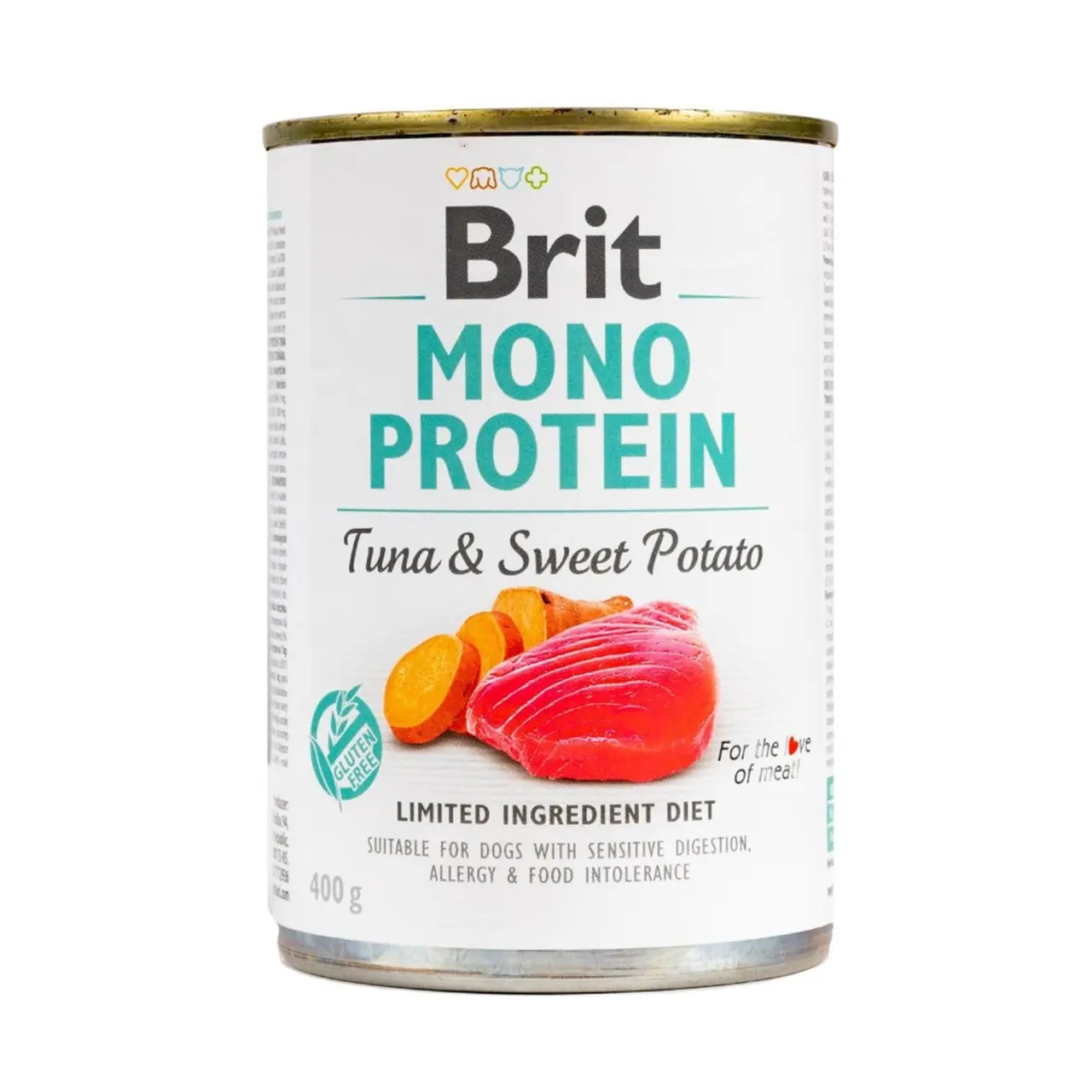 Вологий корм Brit Mono Protein Tuna and Sweet Potato для собак з тунцем та бататом 400 г Вологий корм Brit Mono Protein Tuna and Sweet Potato для собак з тунцем та бататом 400 г