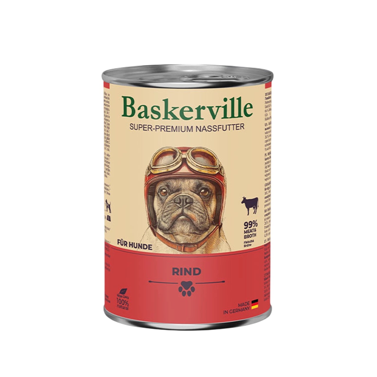 Вологий корм Baskerville для дорослих собак яловичина 400 г Вологий корм Baskerville для дорослих собак яловичина 400 г